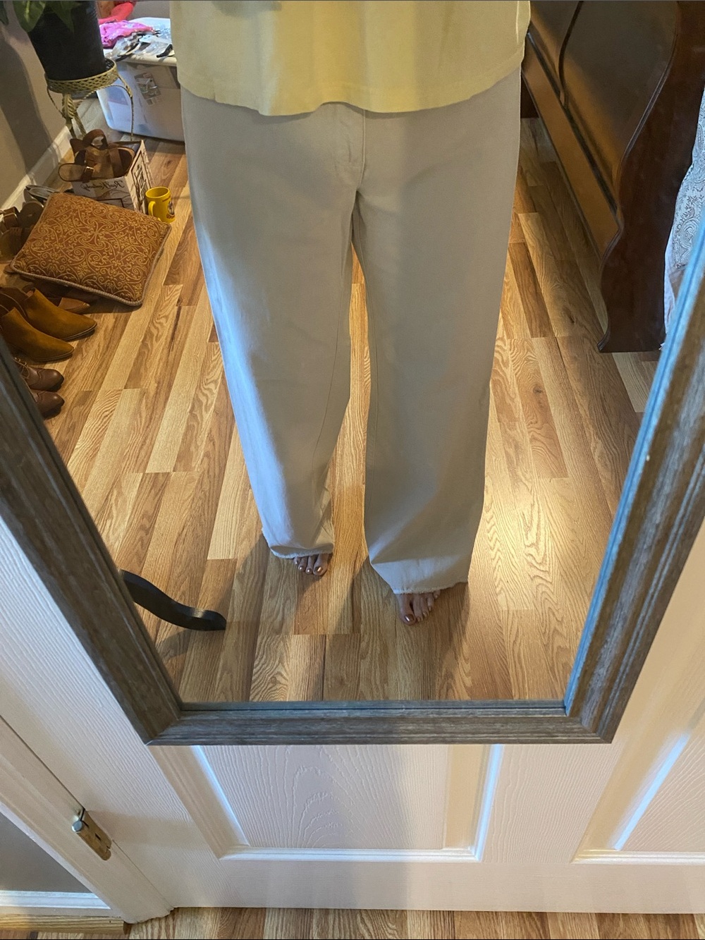 Tommy Hilfiger Light Khaki Wide Leg Pants